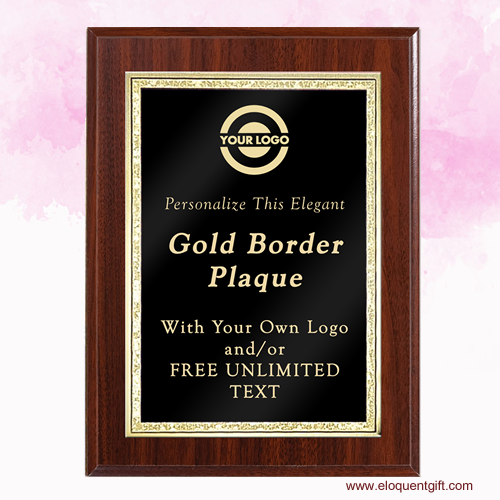 recognition wooden plaque