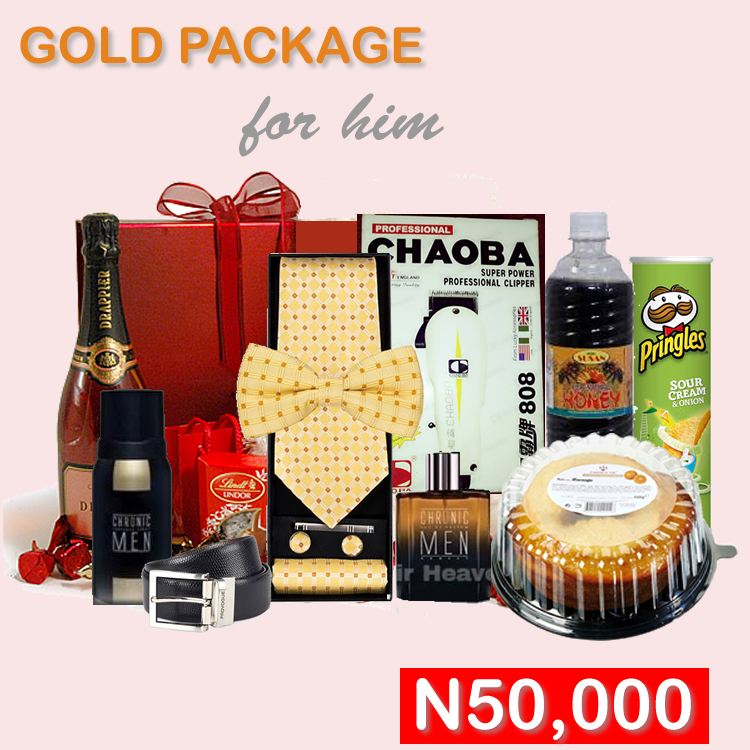 Valentine Hamper Gold package for men