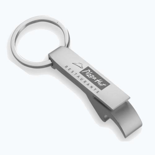 metal bottle opener with key holder